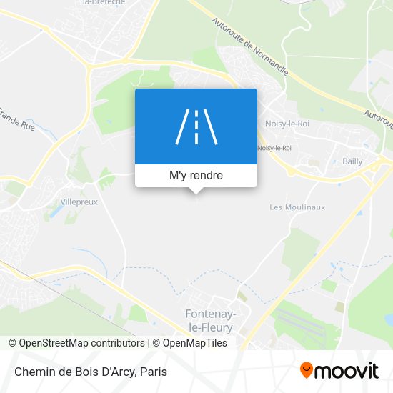 Chemin de Bois D'Arcy plan