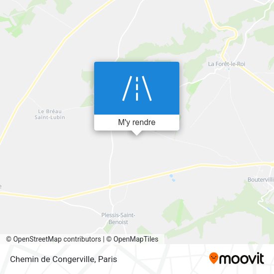 Chemin De Congerville plan