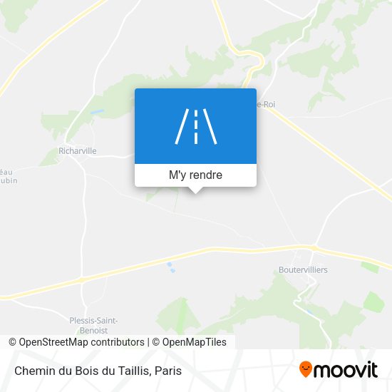 Chemin Du Bois Du Taillis plan