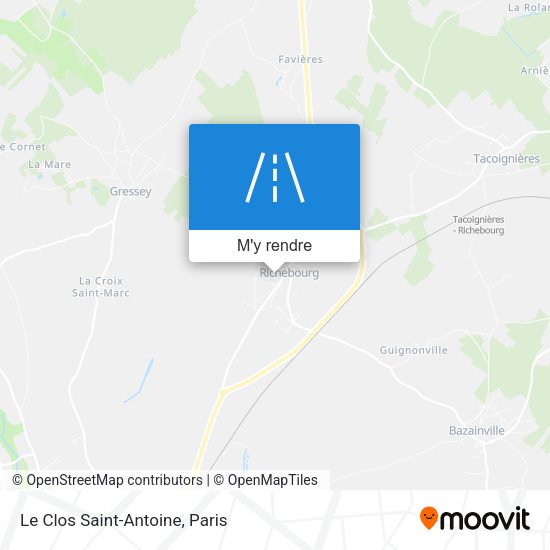Le Clos Saint-Antoine plan