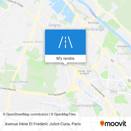 Avenue Irène Et Frédéric Joliot-Curie plan