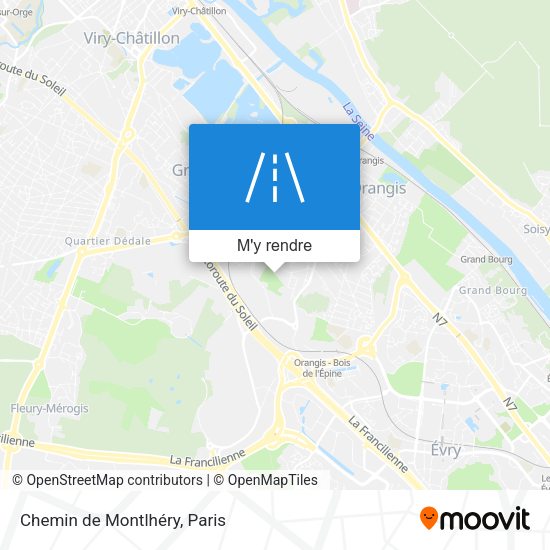 Chemin de Montlhéry plan