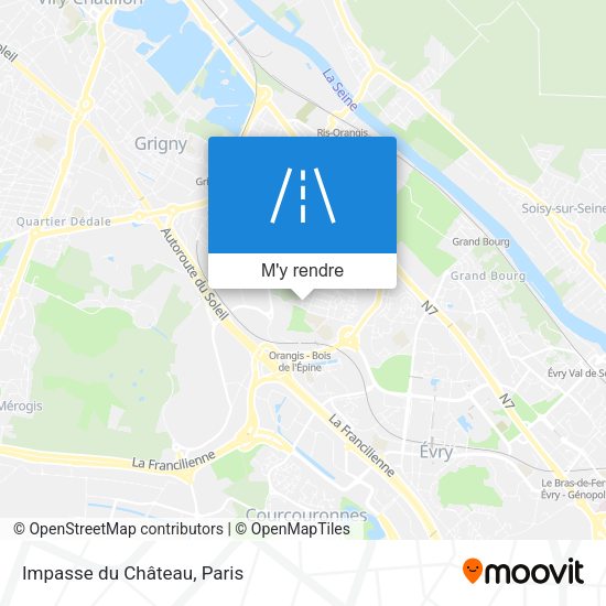 Impasse du Château plan