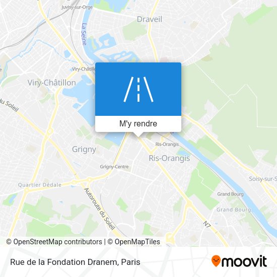 Rue de la Fondation Dranem plan