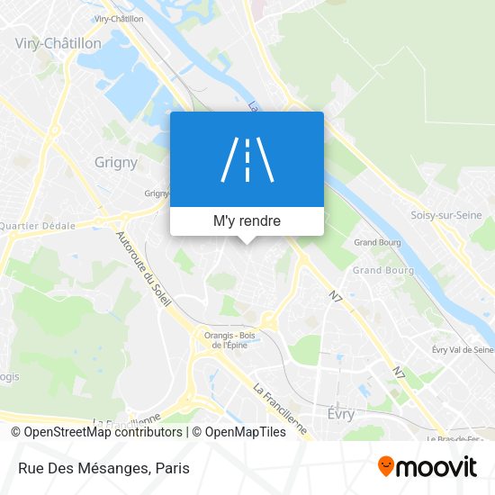 Rue Des Mésanges plan