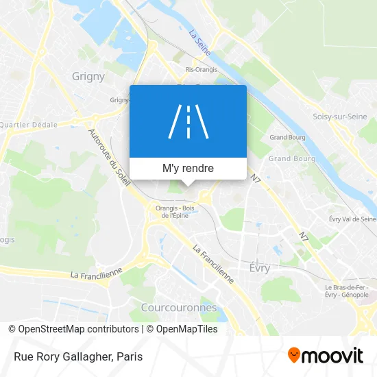 Rue Rory Gallagher plan