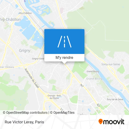 Rue Victor Leray plan