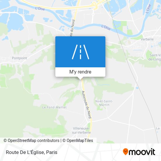 Route De L'Église plan