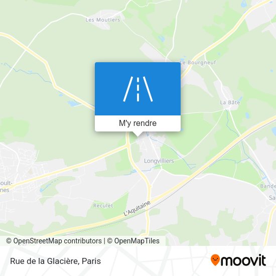 Rue de la Glacière plan