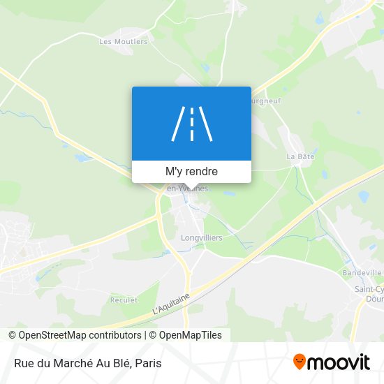 Rue du Marché Au Blé plan