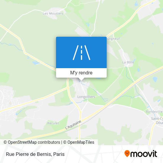 Rue Pierre de Bernis plan