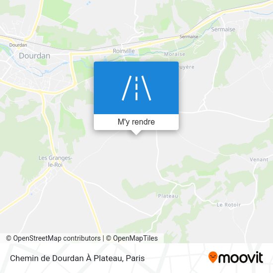 Chemin de Dourdan À Plateau plan