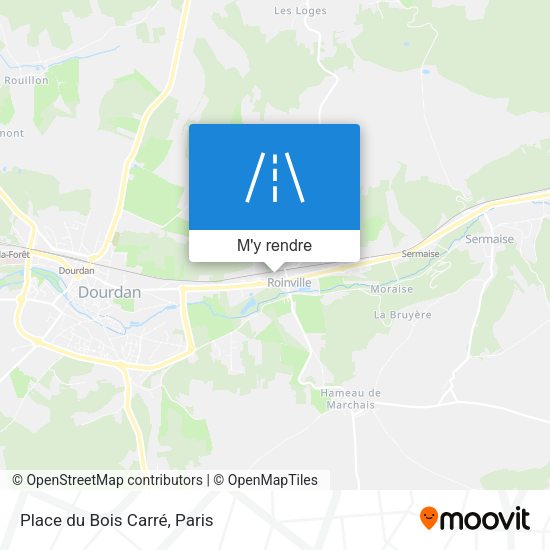 Place du Bois Carré plan