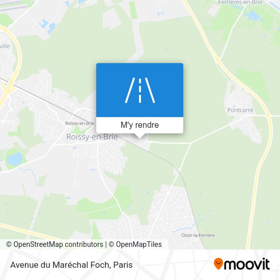 Avenue du Maréchal Foch plan