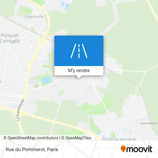 Rue du Pommerot plan