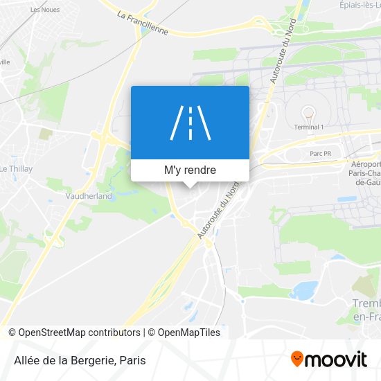 Allée de la Bergerie plan