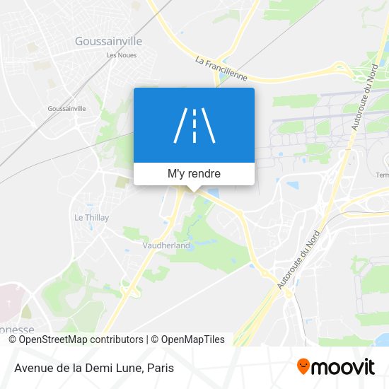 Avenue de la Demi Lune plan
