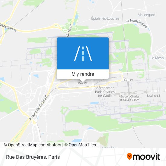 Rue Des Bruyères plan