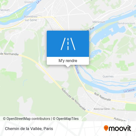 Chemin de la Vallée plan