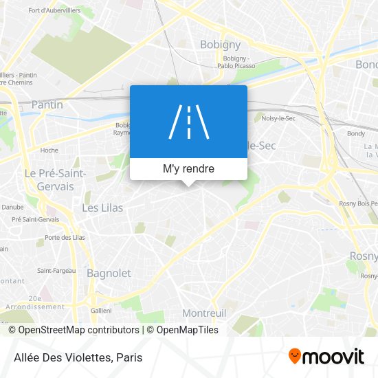 Allée Des Violettes plan