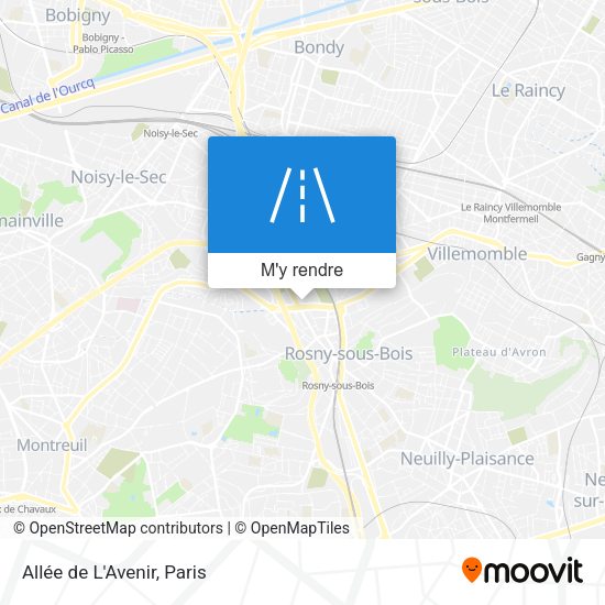 Allée de L'Avenir plan