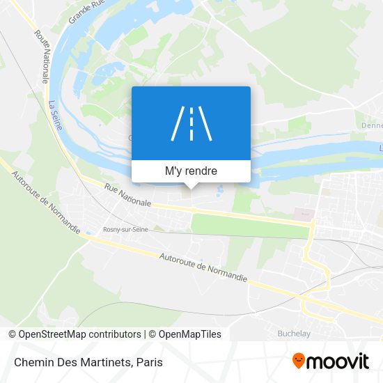 Chemin Des Martinets plan