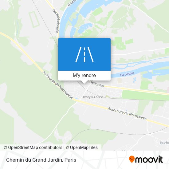 Chemin du Grand Jardin plan