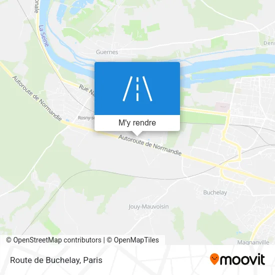 Route de Buchelay plan