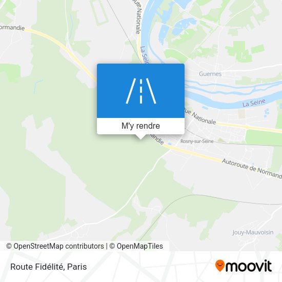 Route Fidélité plan