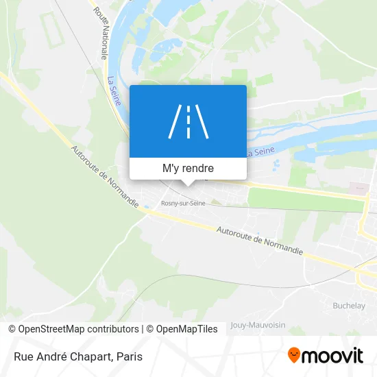 Rue André Chapart plan