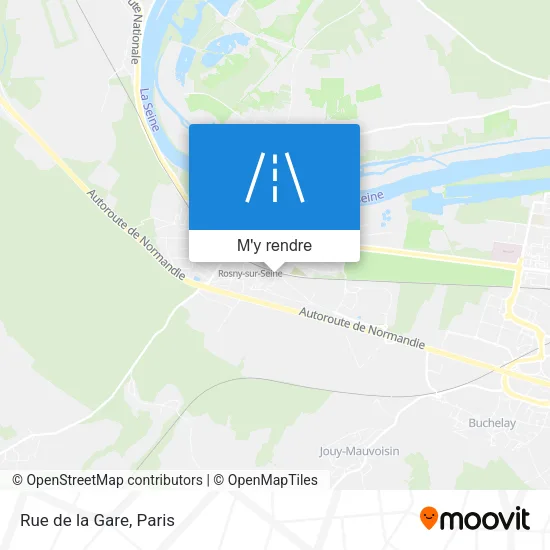Rue de la Gare plan