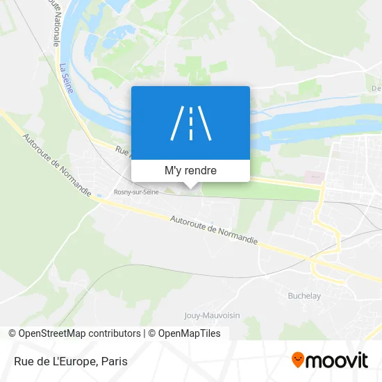 Rue de L'Europe plan