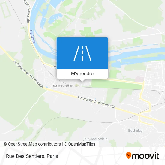 Rue Des Sentiers plan