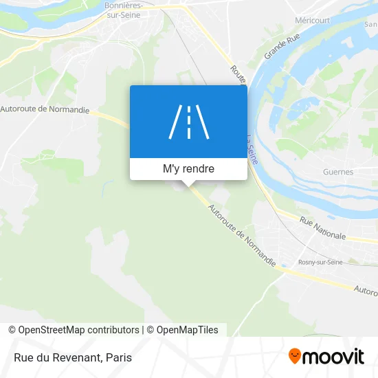 Rue du Revenant plan