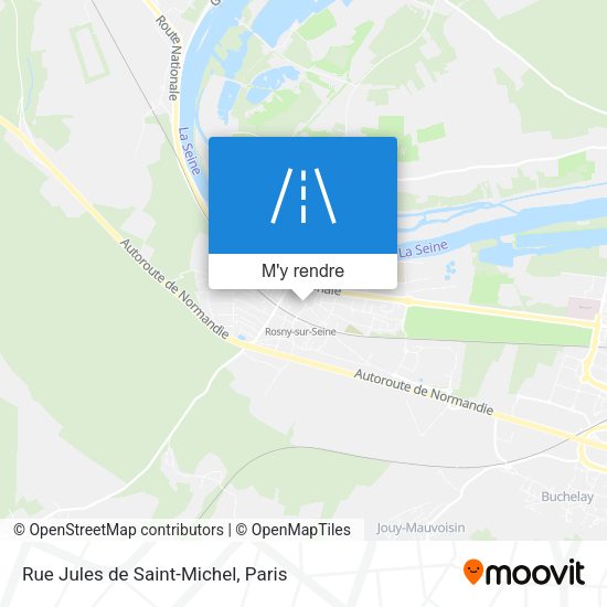 Rue Jules de Saint-Michel plan