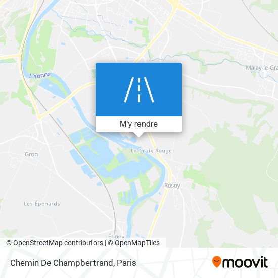 Chemin De Champbertrand plan