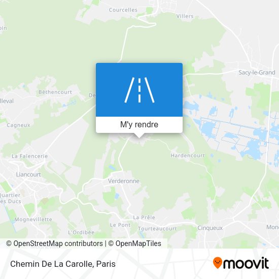 Chemin De La Carolle plan