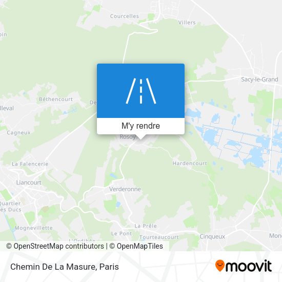 Chemin De La Masure plan