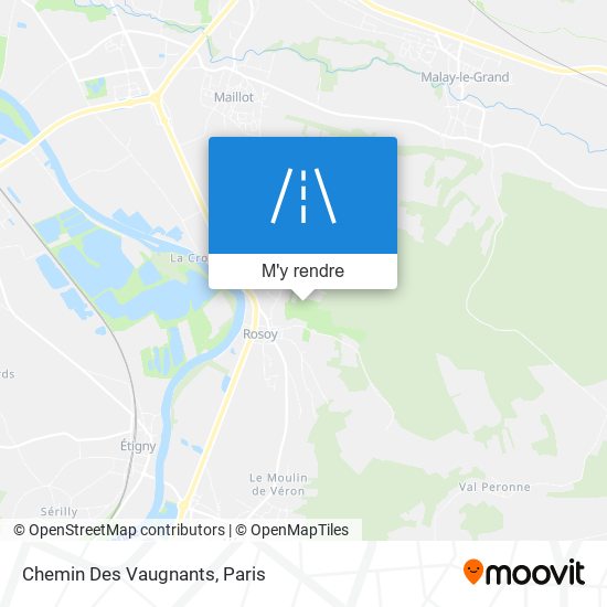 Chemin Des Vaugnants plan