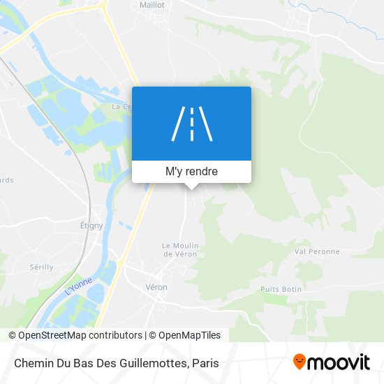 Chemin Du Bas Des Guillemottes plan