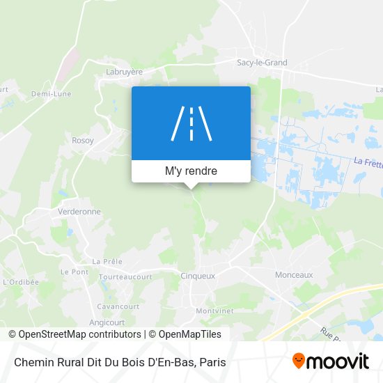 Chemin Rural Dit Du Bois D'En-Bas plan
