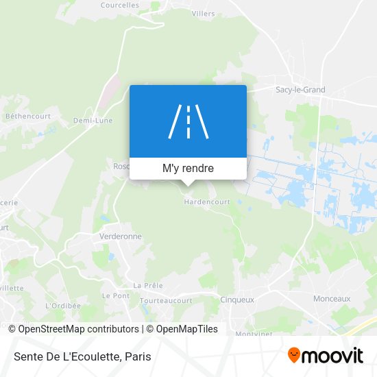 Sente De L'Ecoulette plan