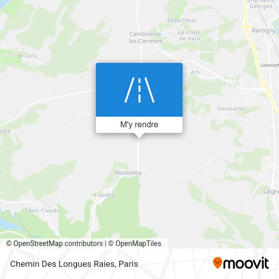 Chemin Des Longues Raies plan