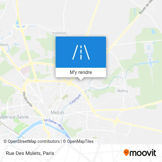Rue Des Mulets plan