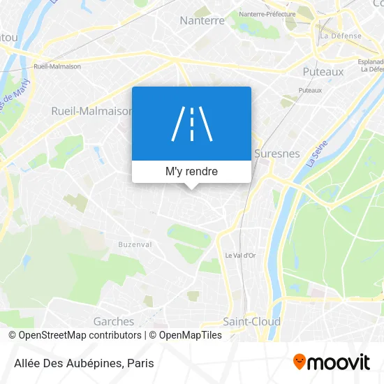 Allée Des Aubépines plan
