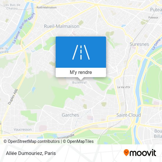 Allée Dumouriez plan