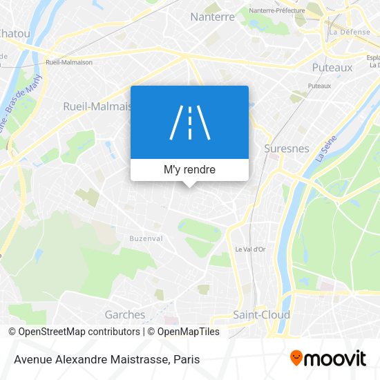 Avenue Alexandre Maistrasse plan
