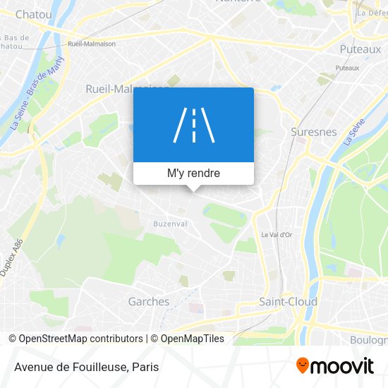 Avenue de Fouilleuse plan