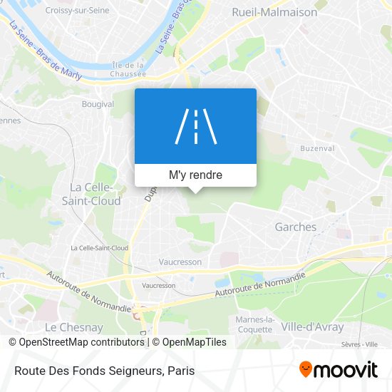 Route Des Fonds Seigneurs plan