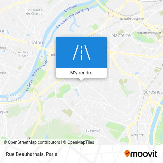 Rue Beauharnais plan